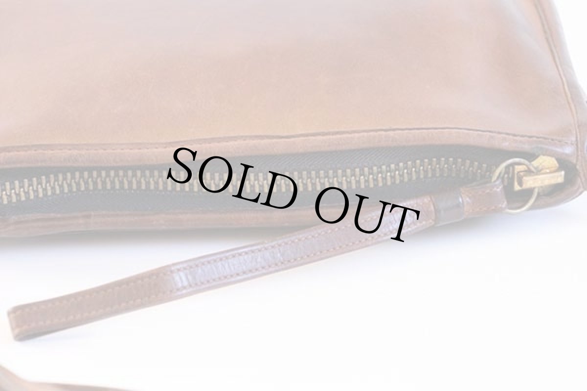 画像5: 70s USA製 COACH オールド コーチ レザー ショルダーバッグ 茶★4023 (5)