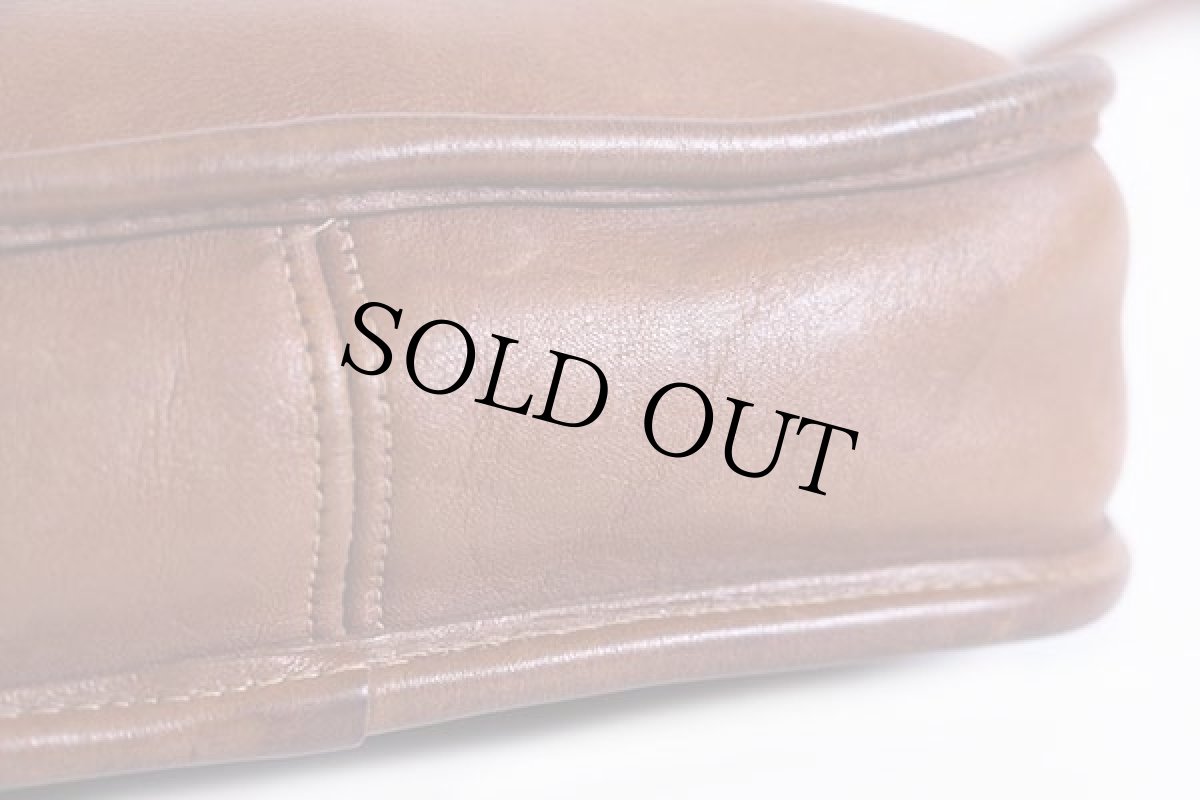 画像7: USA製 COACH オールド コーチ レザー ショルダーバッグ 茶★361 (7)