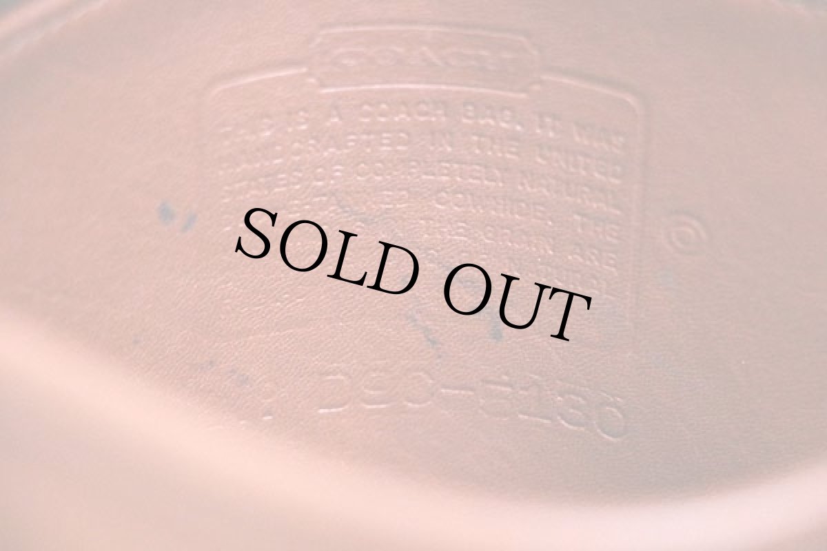 画像3: USA製 COACH オールド コーチ 2WAY レザー ショルダーバッグ 茶★5130 (3)