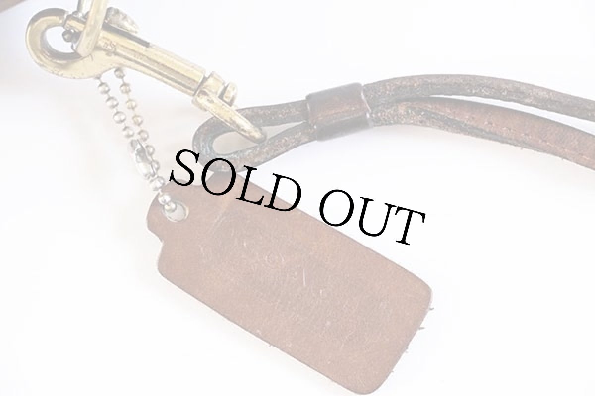 画像4: 70s USA製 COACH オールド コーチ レザー ショルダーバッグ 茶★4023 (4)