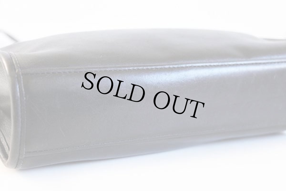 画像7: USA製 COACH オールド コーチ レザー ショルダーバッグ 黒★9814 (7)