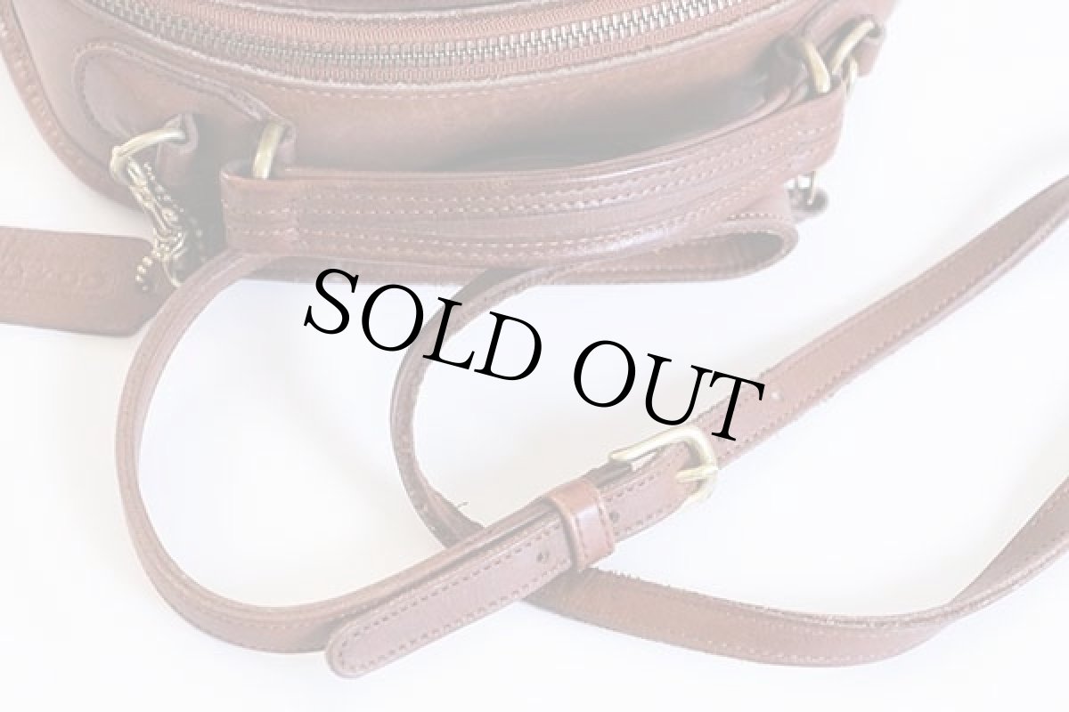 画像8: USA製 COACH オールド コーチ 2WAY レザー ショルダーバッグ 茶★9991 (8)