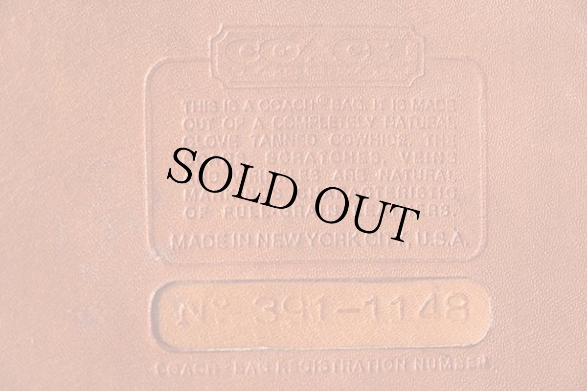 画像3: 70s USA製 COACH オールド コーチ レザー ショルダーバッグ 黒★1148 (3)