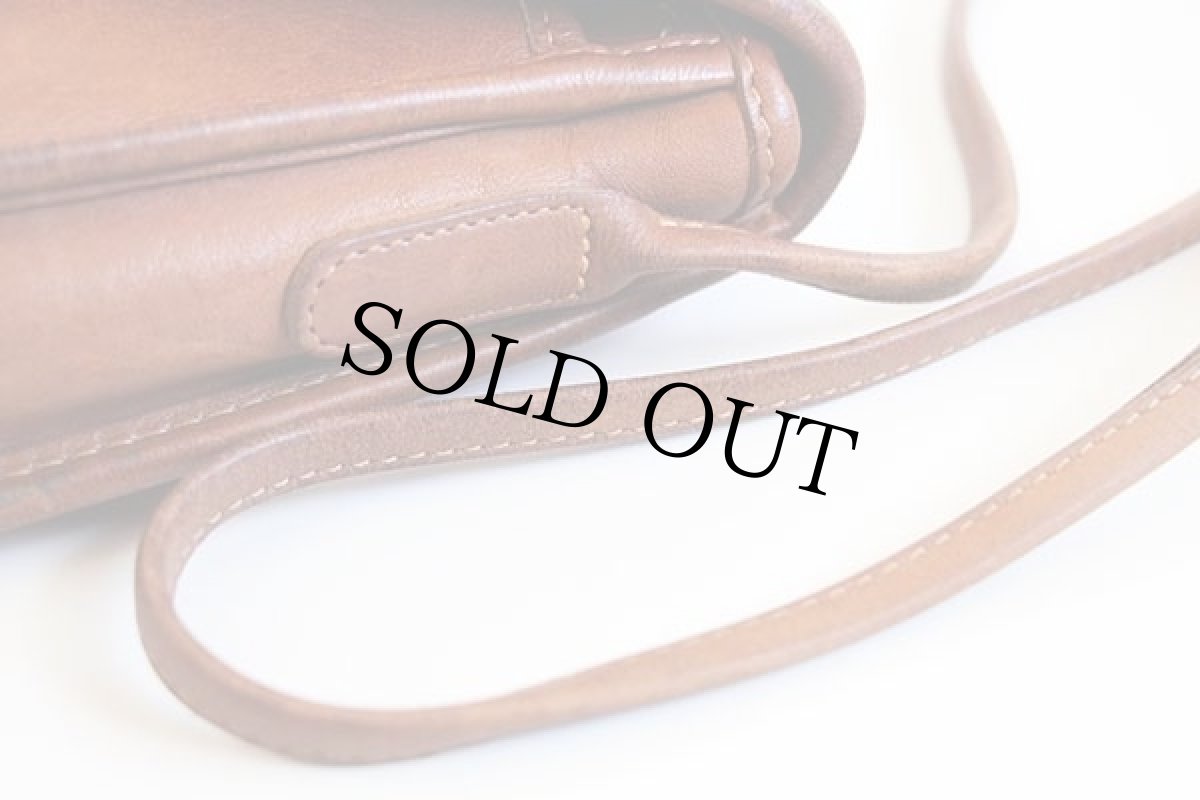 画像5: USA製 COACH オールド コーチ レザー ショルダーバッグ 茶★361 (5)