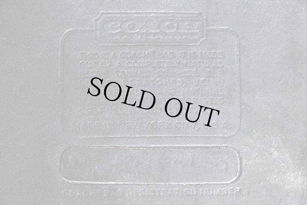 画像3: 70s USA製 COACH オールド コーチ レザー ショルダーバッグ 黒★4136 (3)