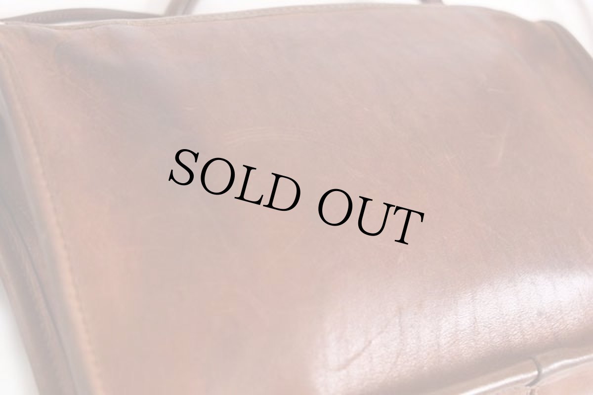 画像6: USA製 COACH オールド コーチ レザー ショルダーバッグ 茶★8815 (6)