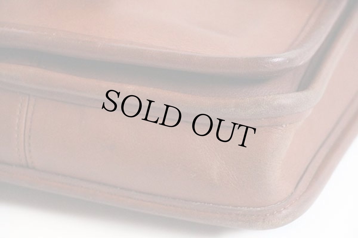 画像7: USA製 COACH オールド コーチ 2WAY レザー ショルダーバッグ 茶★5130 (7)