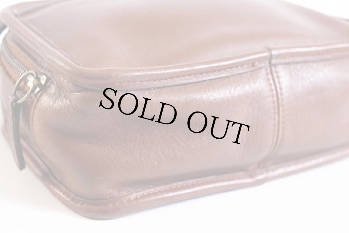 画像7: USA製 COACH オールド コーチ 2WAY レザー ショルダーバッグ 茶★9991 (7)