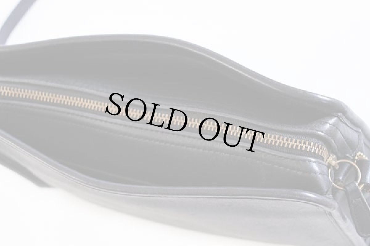 画像5: USA製 COACH オールド コーチ レザー ショルダーバッグ 黒★9814 (5)