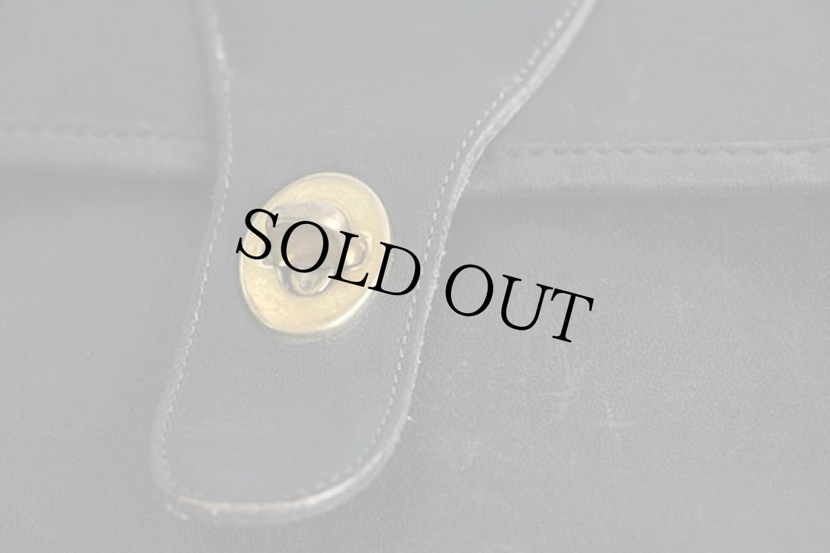 画像6: USA製 COACH オールド コーチ 2WAY レザー ショルダーバッグ 黒★7029 (6)