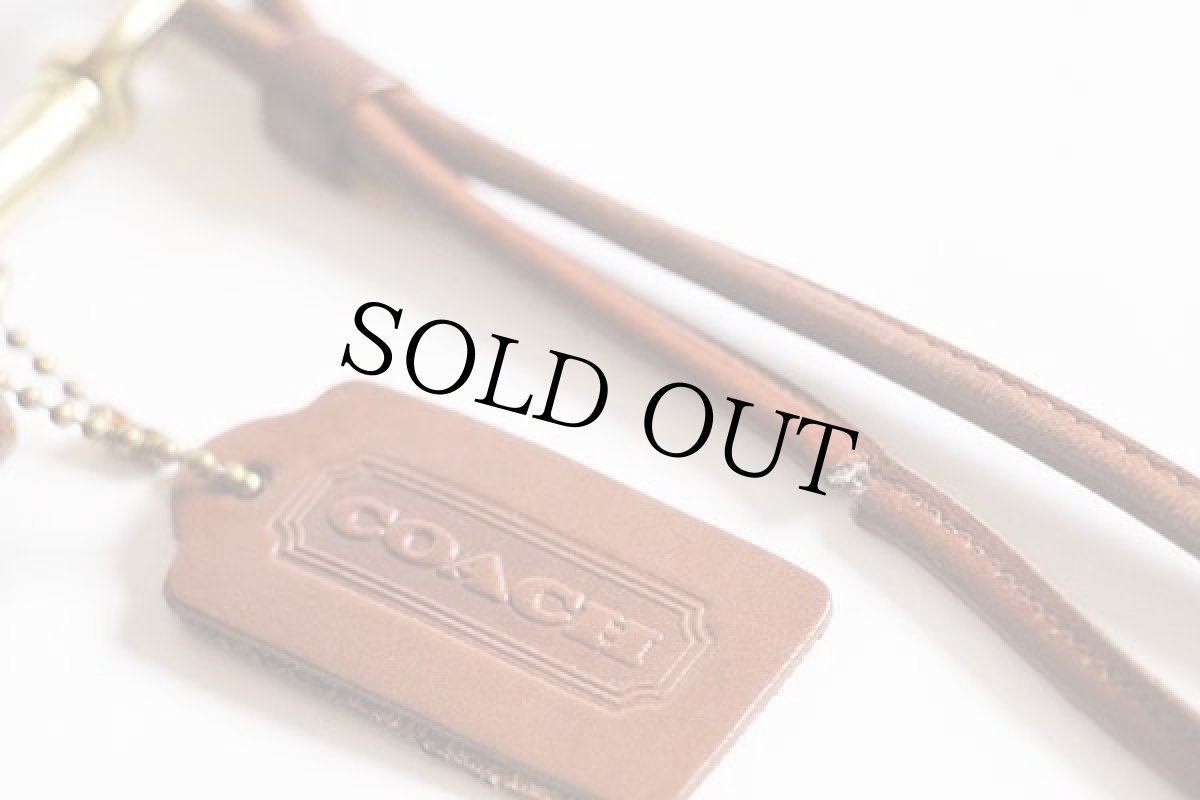 画像7: USA製 COACH オールド コーチ レザー ショルダーバッグ 茶★8815 (7)