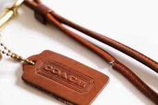 画像7: USA製 COACH オールド コーチ レザー ショルダーバッグ 茶★8815 (7)