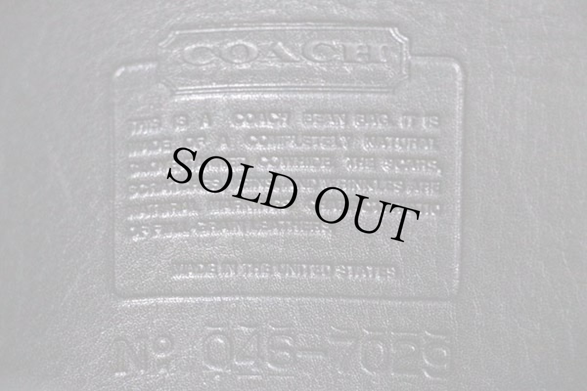 画像3: USA製 COACH オールド コーチ 2WAY レザー ショルダーバッグ 黒★7029 (3)