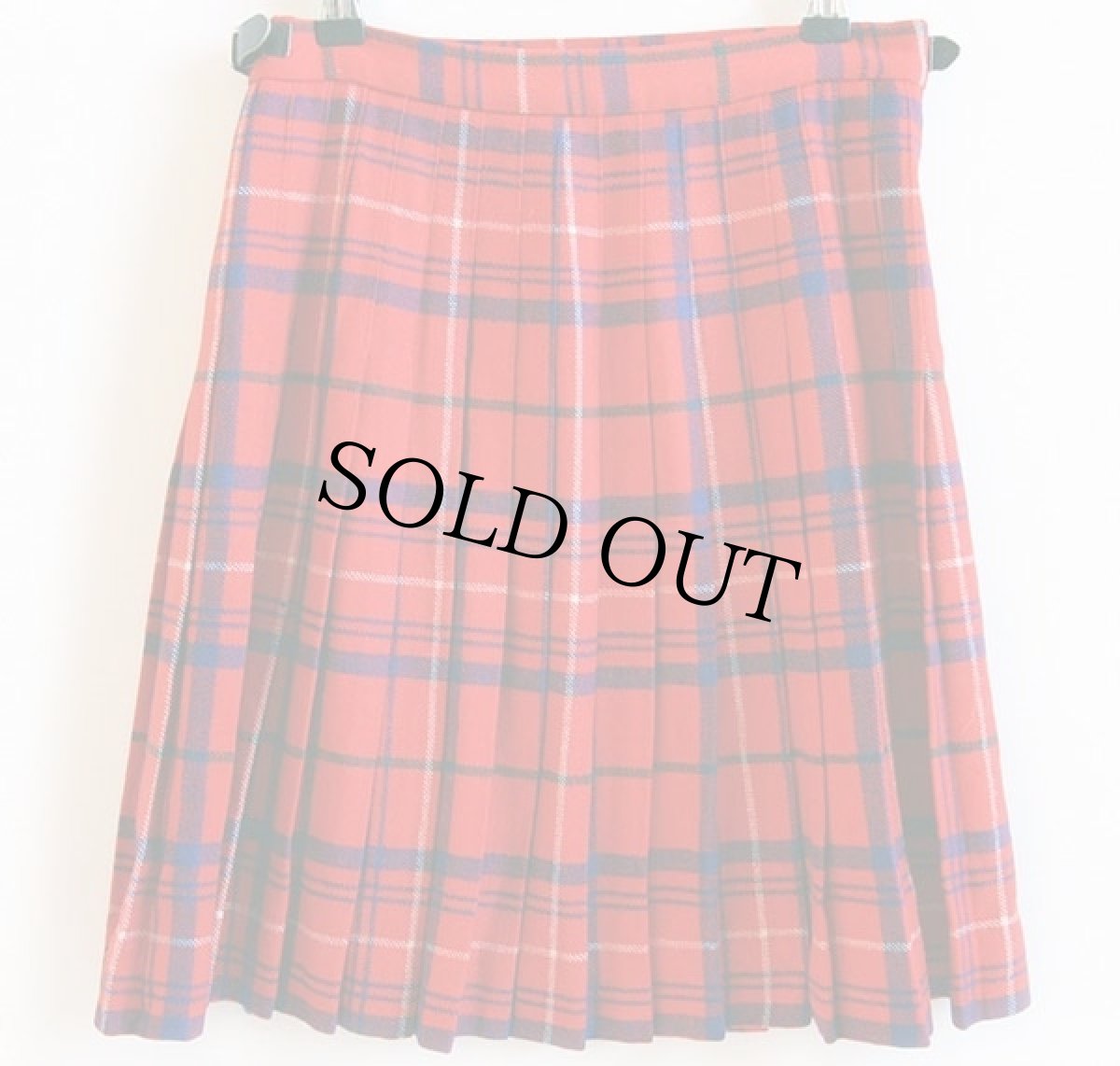 画像2: スコットランド製 Laird-Portch タータンチェック ウール キルトスカート w26 (2)