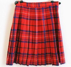 画像2: スコットランド製 Laird-Portch タータンチェック ウール キルトスカート w26 (2)