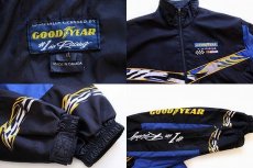 画像3: 90s カナダ製 GOODYEAR NASCAR 切り替え ナイロン レーシングジャケット XL (3)