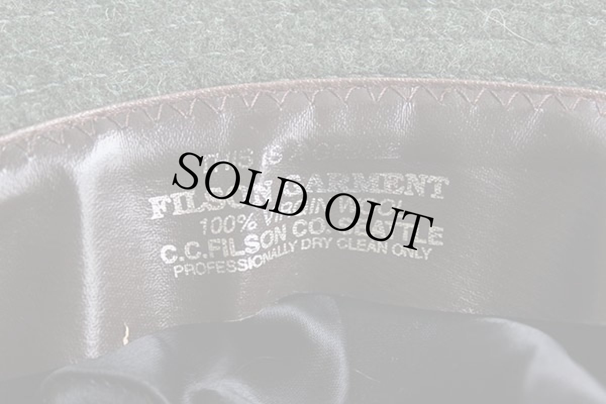 画像4: USA製 FILSONフィルソン ウール パッカーハット 緑 XL (4)