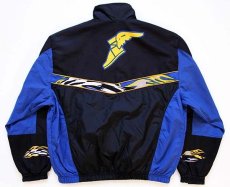 画像2: 90s カナダ製 GOODYEAR NASCAR 切り替え ナイロン レーシングジャケット XL (2)