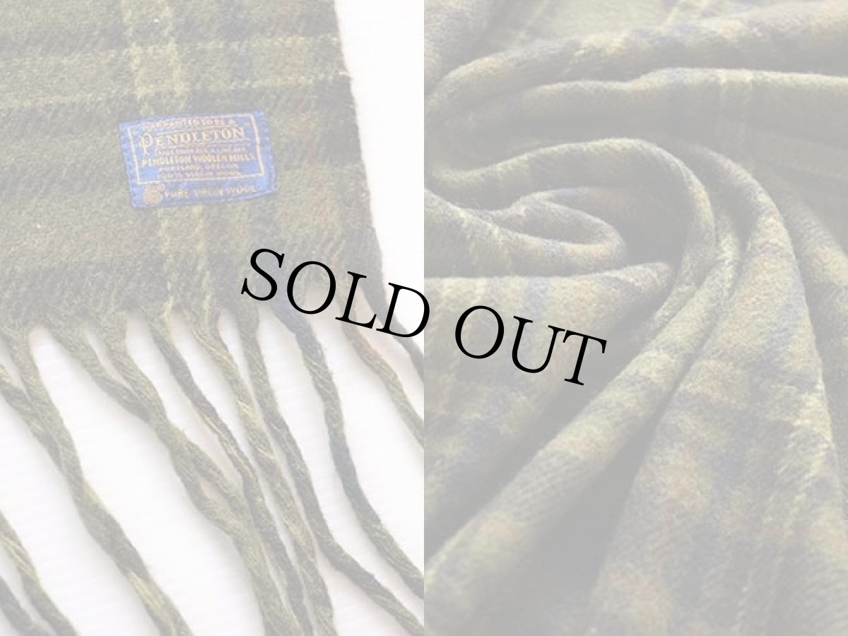 画像3: 60s PENDLETONペンドルトン タータンチェック ウール ブランケット (3)