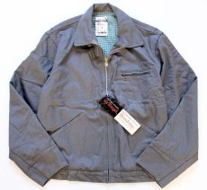 画像1: デッドストック★60s OSHKOSH B'GOSH ネルライナー コットン ワークジャケット グレー 40 (1)