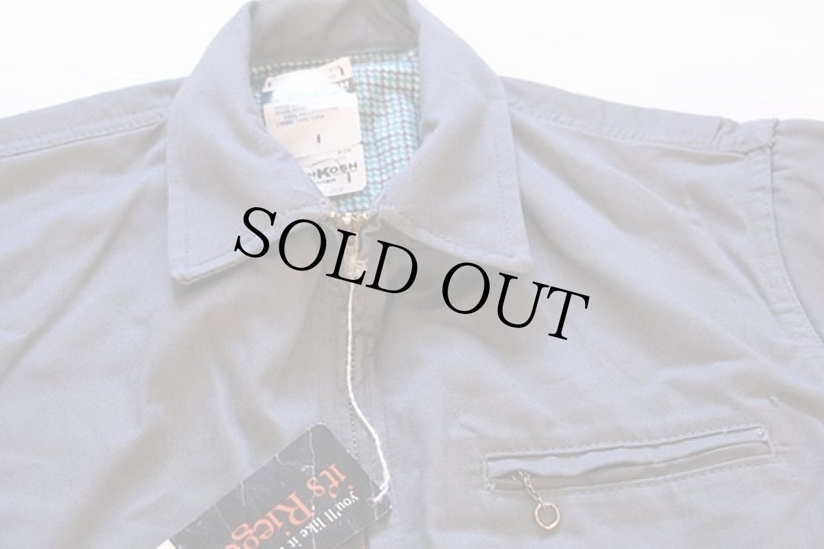 画像3: デッドストック★60s OSHKOSH B'GOSH ネルライナー コットン ワークジャケット グレー 40 (3)