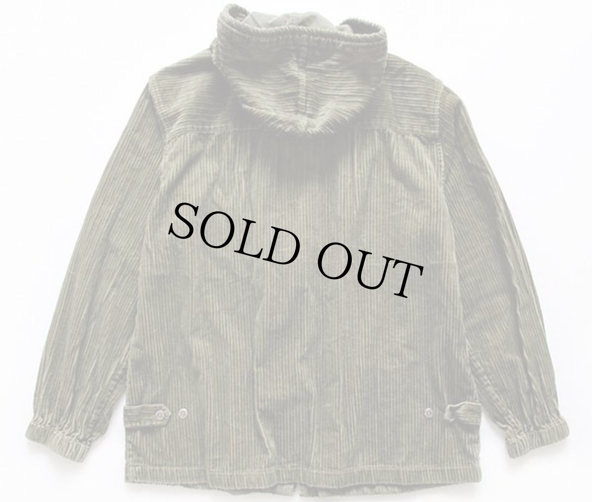 画像2: Christopher&Banks 極太畝 コーデュロイパーカー 緑 L (2)