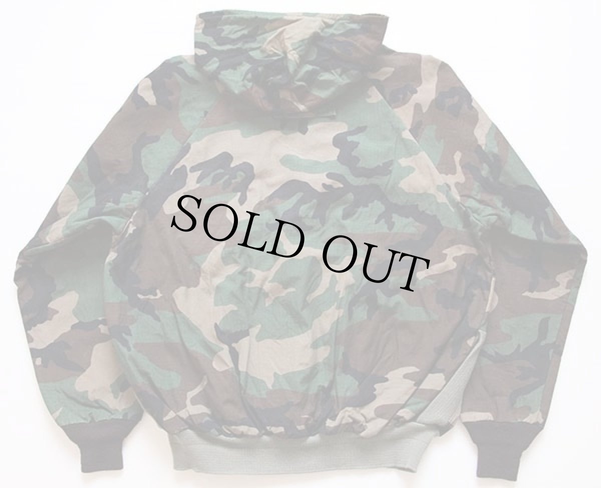 画像2: 70s UNKNOWN ウッドランドカモ コットン ハンティングパーカー (2)