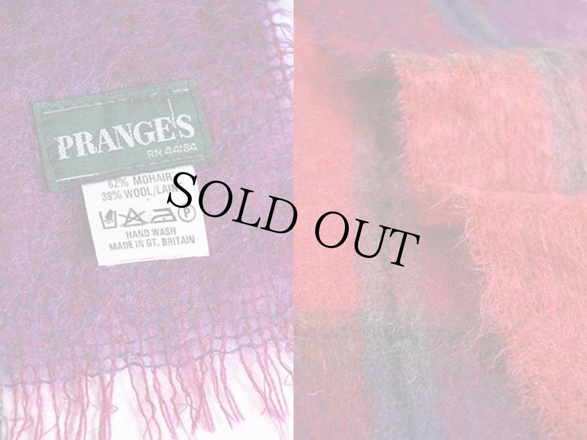 画像3: 英国製 PRANGES モヘヤ パイル マフラー (3)