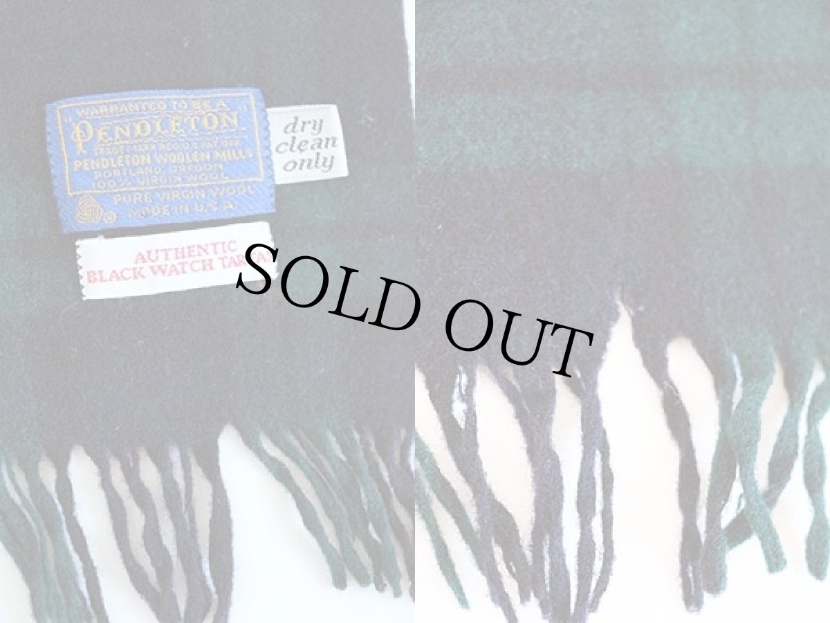 画像3: 70s USA製 PENDLETONペンドルトン タータンチェック ウール マフラー (3)