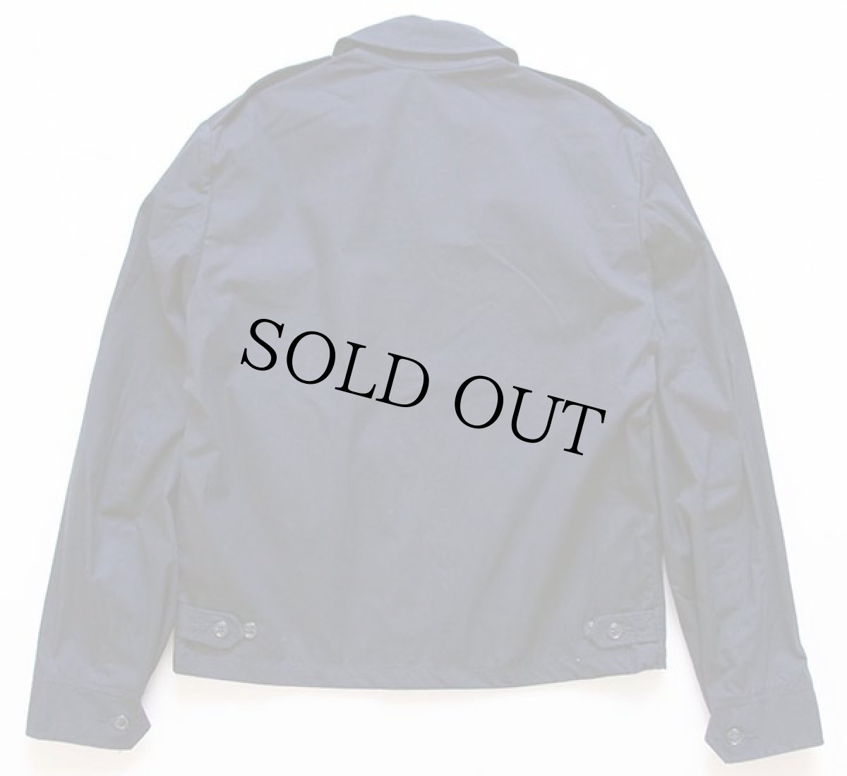 画像2: 70s 米軍 USAF チンスト付き ライトウェイトジャケット 紺 36R (2)