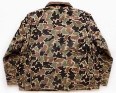 画像2: 80s BONE-DRY RED HEADレッドヘッド パッチ付き ダックハンターカモ ダック地 ハンティングジャケット ボロ 48 (2)