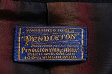 画像4: 50s PENDLETONペンドルトン ノーカラー ウール テーラードジャケット (4)