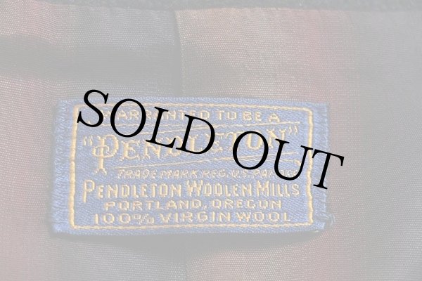 50s PENDLETONペンドルトン ノーカラー ウール テーラードジャケット
