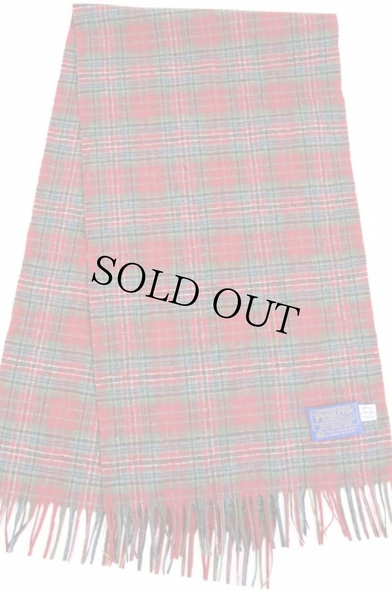 画像2: 70s USA製 PENDLETONペンドルトン タータンチェック ウール マフラー (2)