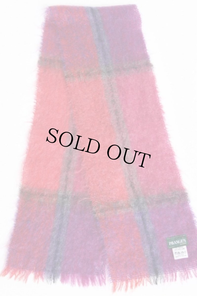 画像2: 英国製 PRANGES モヘヤ パイル マフラー (2)