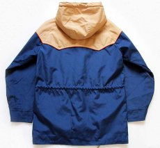 画像2: 80s Mountain Wear JCPenney ツートン ヨーク切り替え マウンテンパーカー 紺×ベージュ ボーイズ L (2)