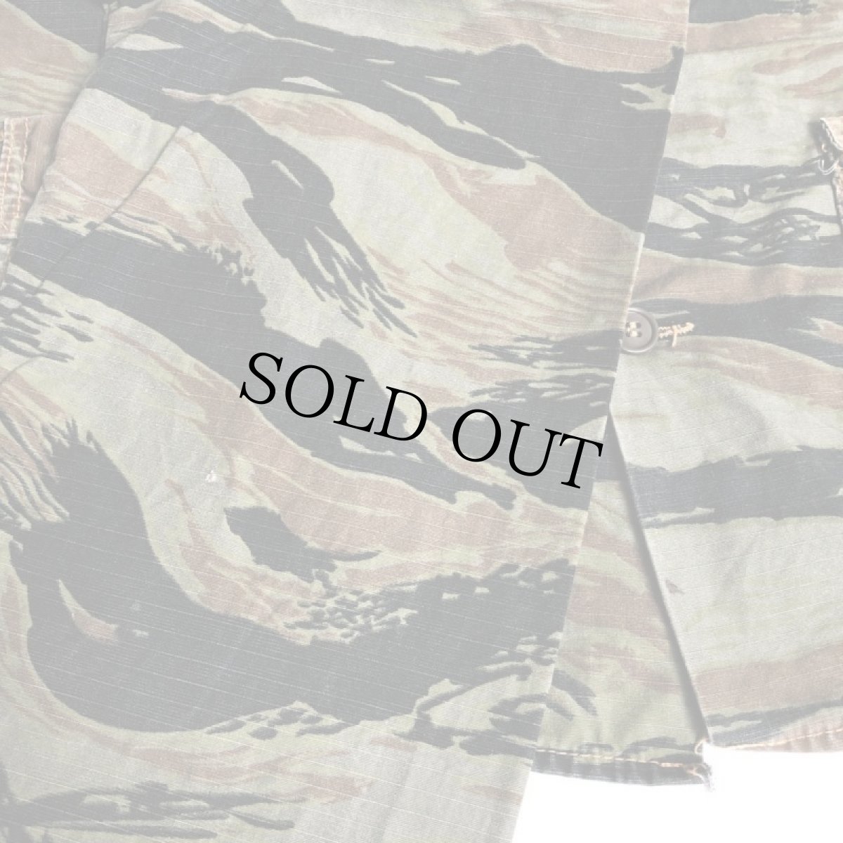 画像4: 70s TRAILBLAZER タイガーカモ コットン ハンティングジャケット (4)