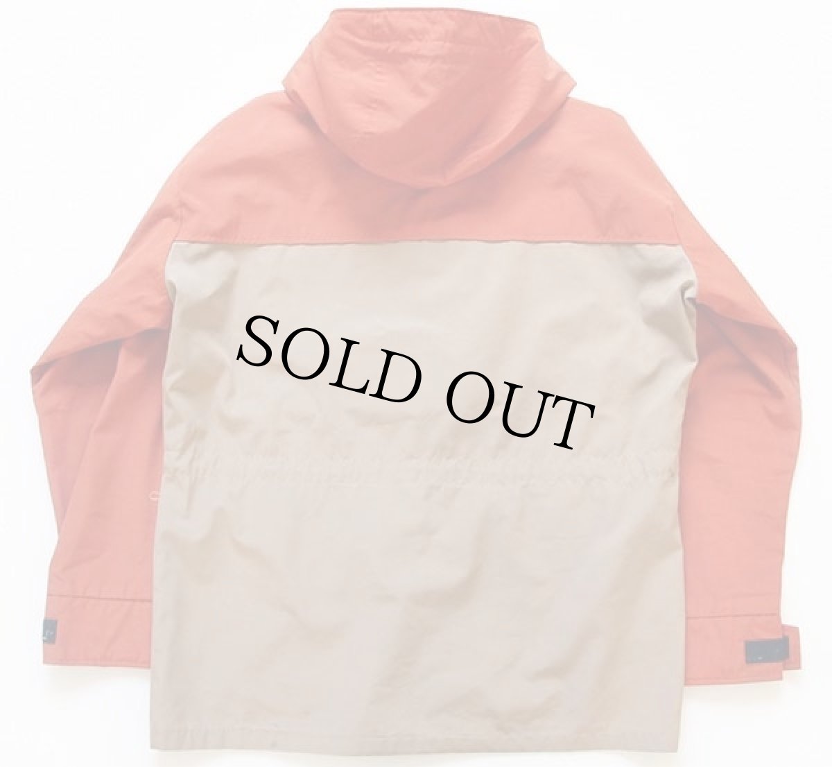 画像2: 80s USA製 White Stag ツートン ヨーク切り替え マウンテンパーカー タン×オレンジ L (2)