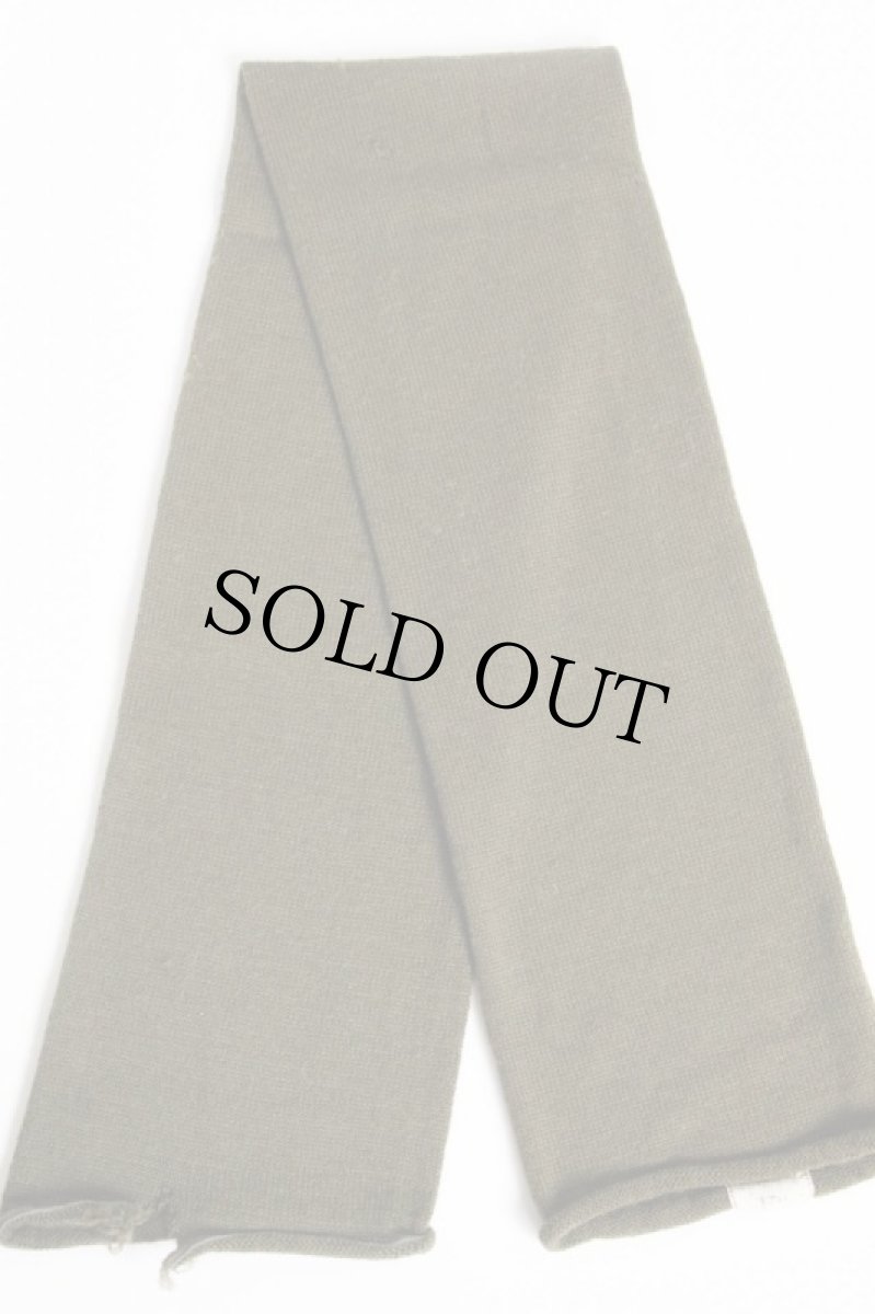 画像2: 70s 米軍 U.S.ARMY ネックウェア ウールニット マフラー オリーブグリーン (2)