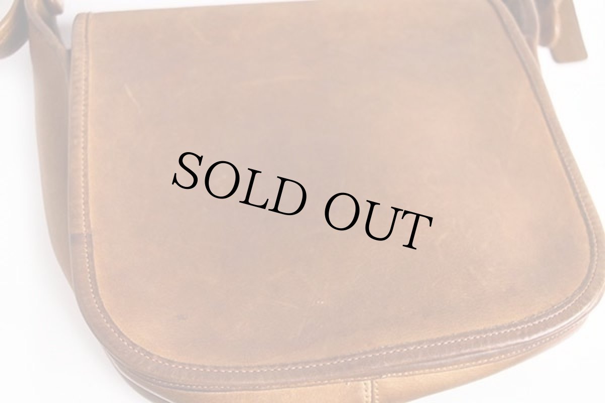 画像6: 70s USA製 COACH オールド コーチ レザー ショルダーバッグ 茶 (6)