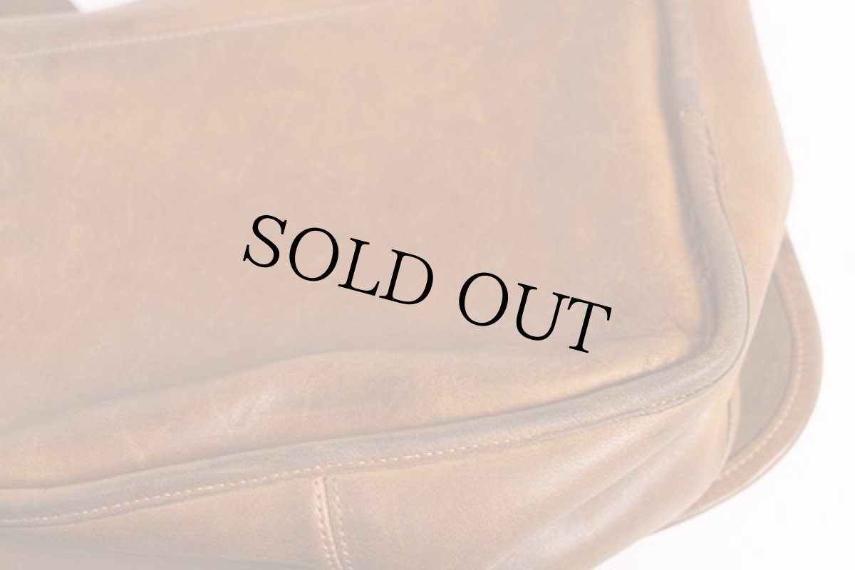 画像7: 70s USA製 COACH オールド コーチ レザー ショルダーバッグ 茶 (7)