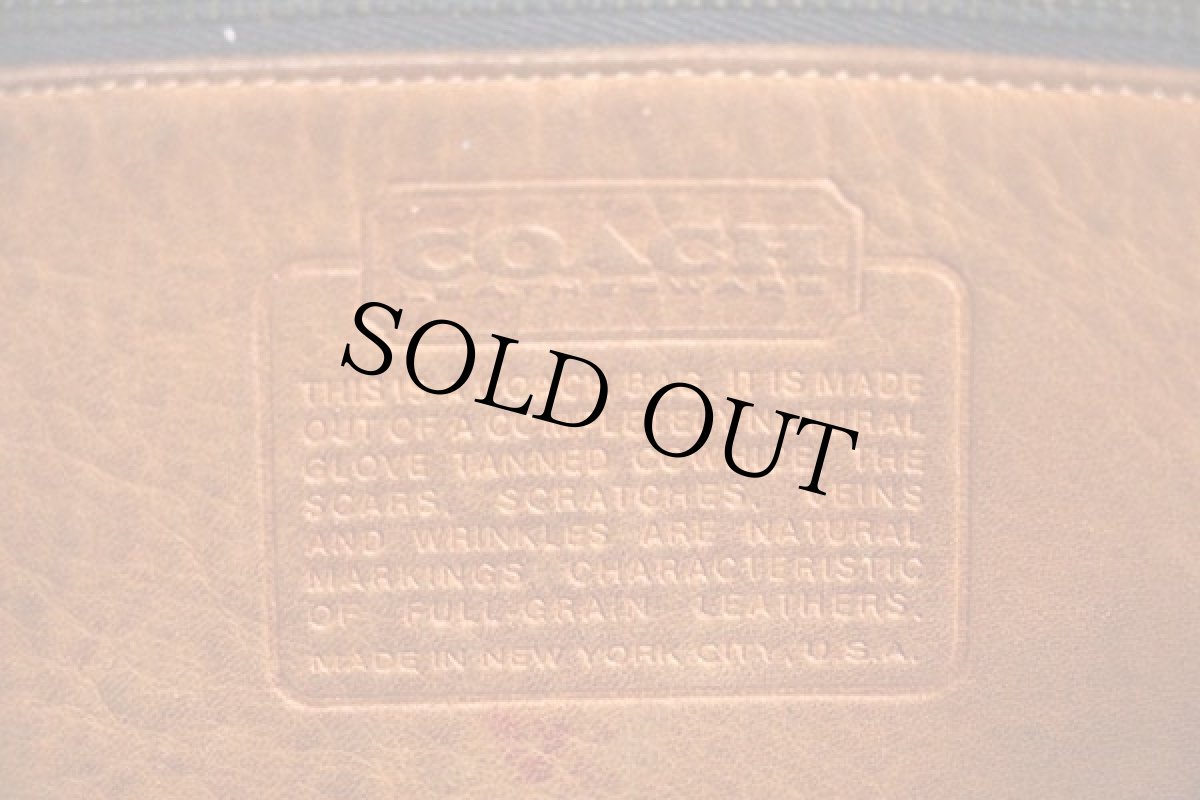 画像3: 70s USA製 COACH オールド コーチ レザー ショルダーバッグ 茶 (3)