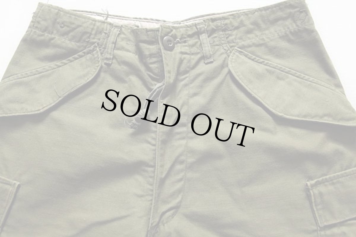 画像2: 70s 米軍 U.S.ARMY M-65 フィールド カーゴパンツ S-R (2)