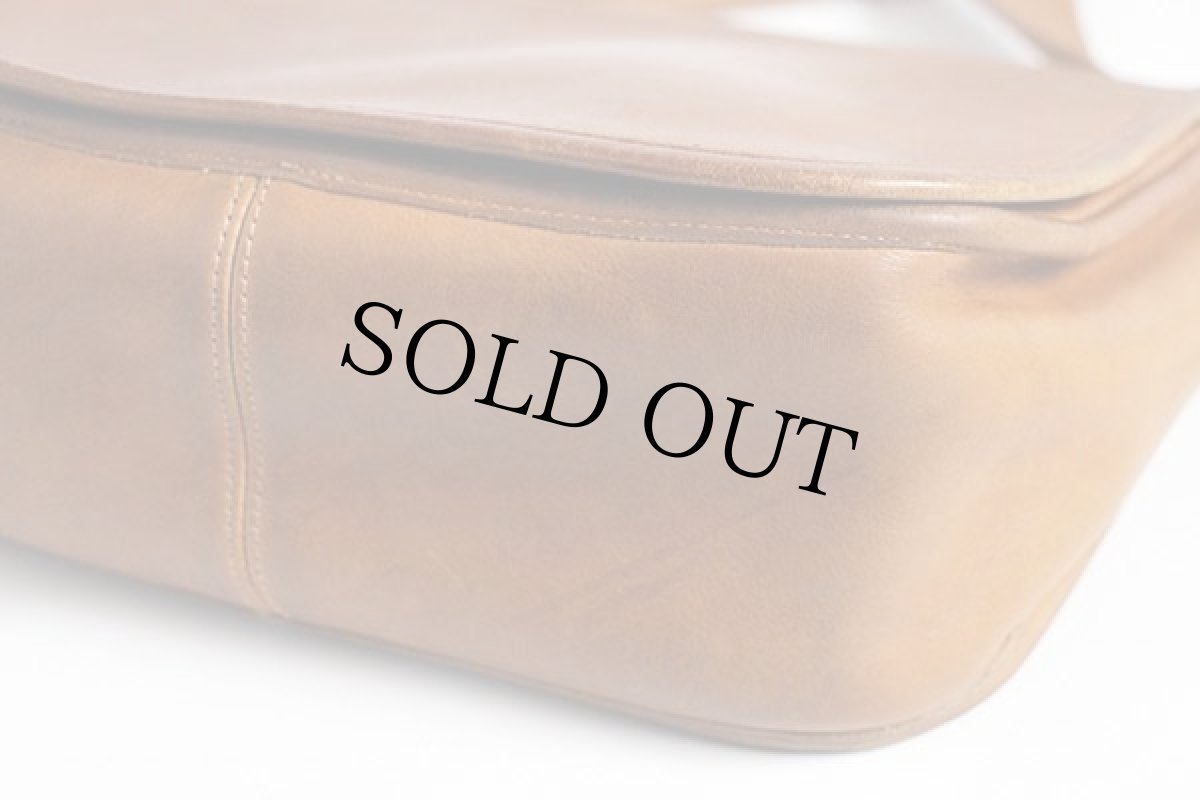 画像8: 70s USA製 COACH オールド コーチ レザー ショルダーバッグ 茶 (8)