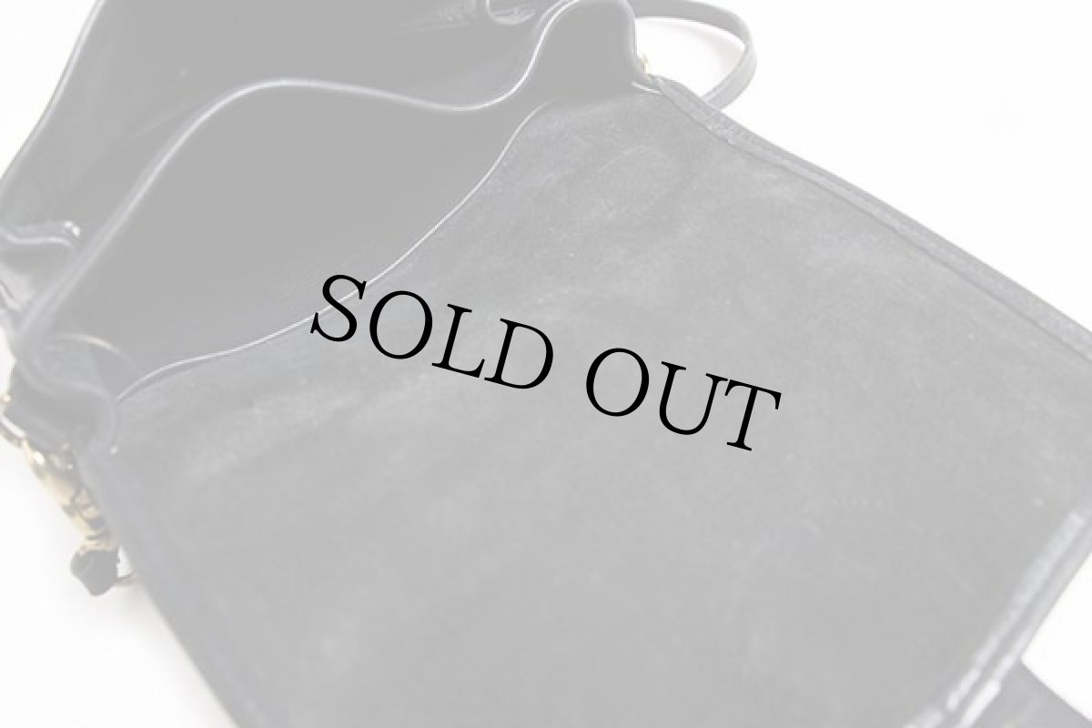 画像7: USA製 COACH オールド コーチ 2WAY レザー ショルダーバッグ 黒★308 (7)