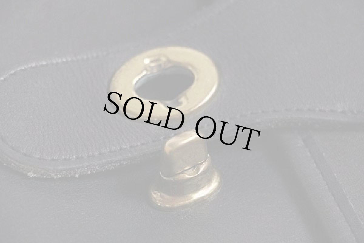 画像6: USA製 COACH オールド コーチ 2WAY レザー ショルダーバッグ 黒★308 (6)