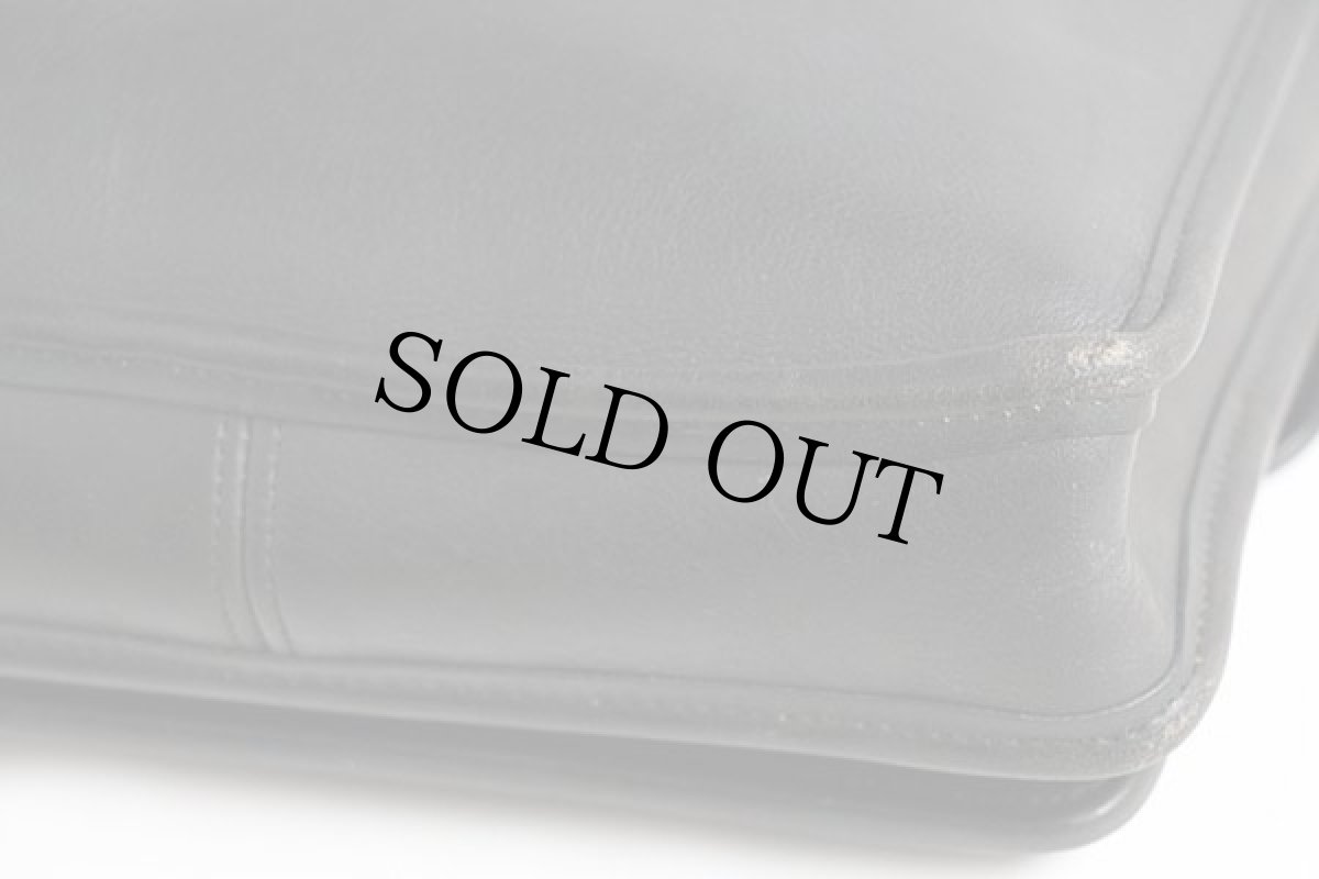 画像8: USA製 COACH オールド コーチ 2WAY レザー ショルダーバッグ 黒★308 (8)