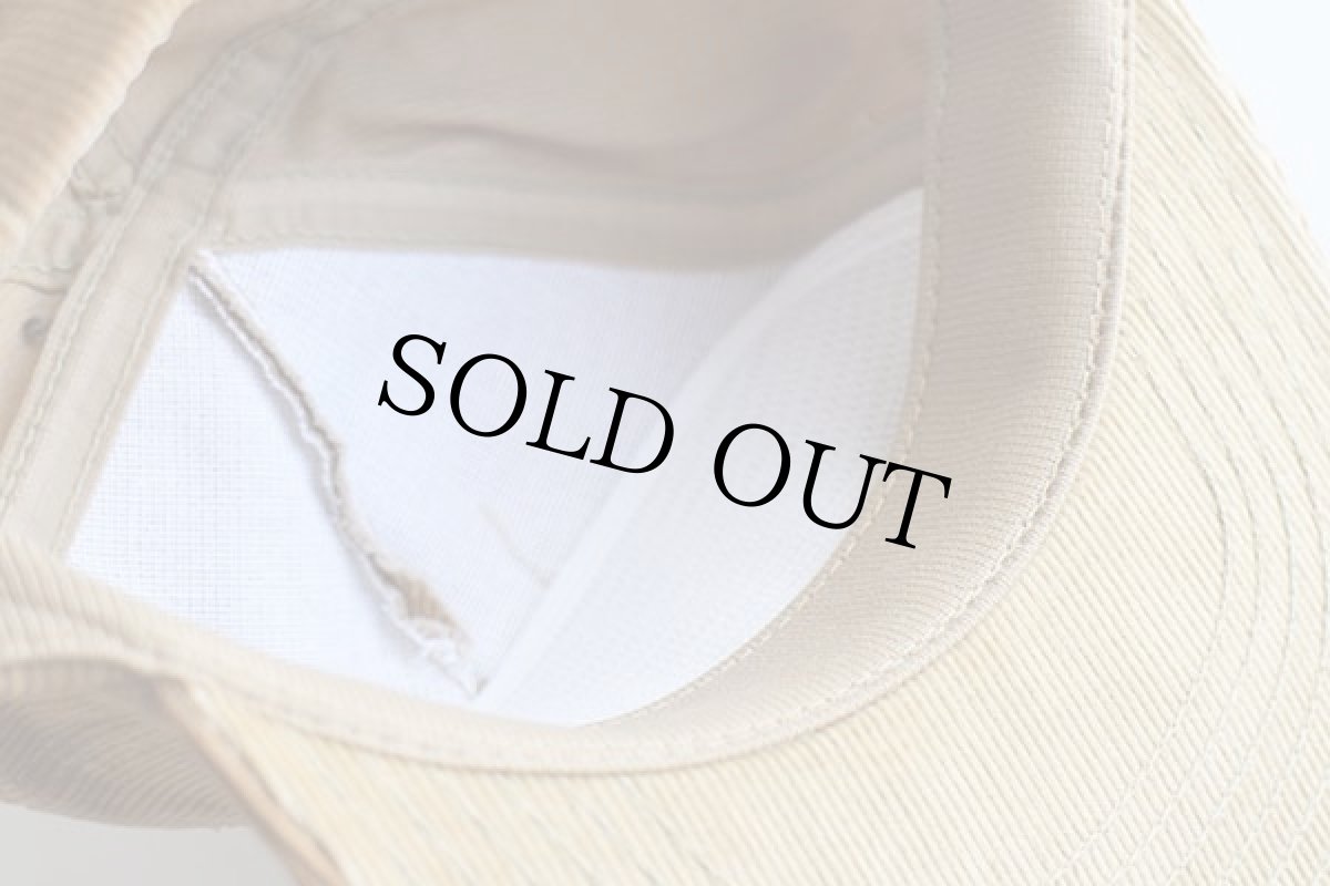 画像6: デッドストック★80s USA製 K パッチ付き コーデュロイキャップ 薄茶 (6)