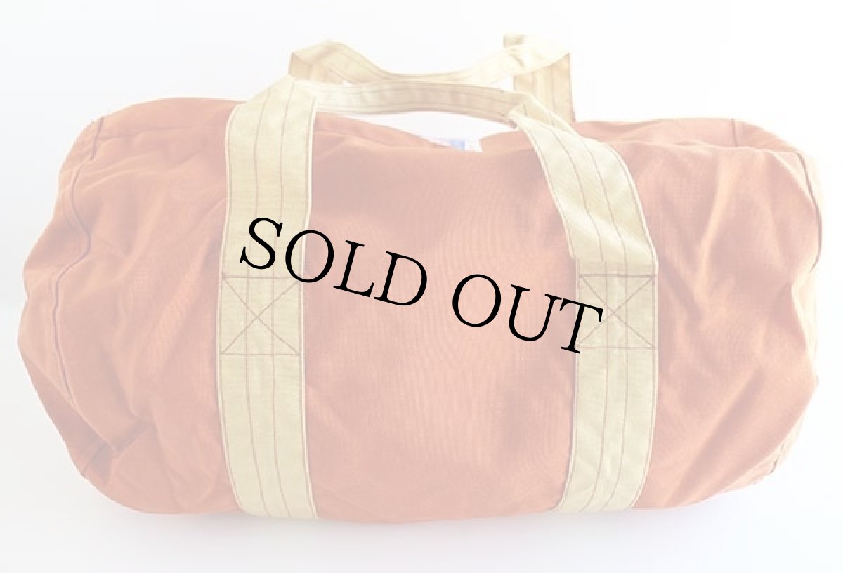 画像2: 80s frostline ナイロン ダッフルバッグ オレンジ (2)