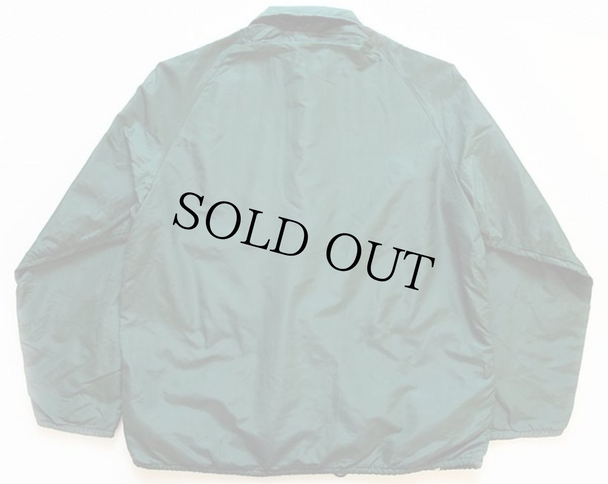 画像2: 70s BEKINS VAN LINES ナイロン コーチジャケット 緑 L (2)